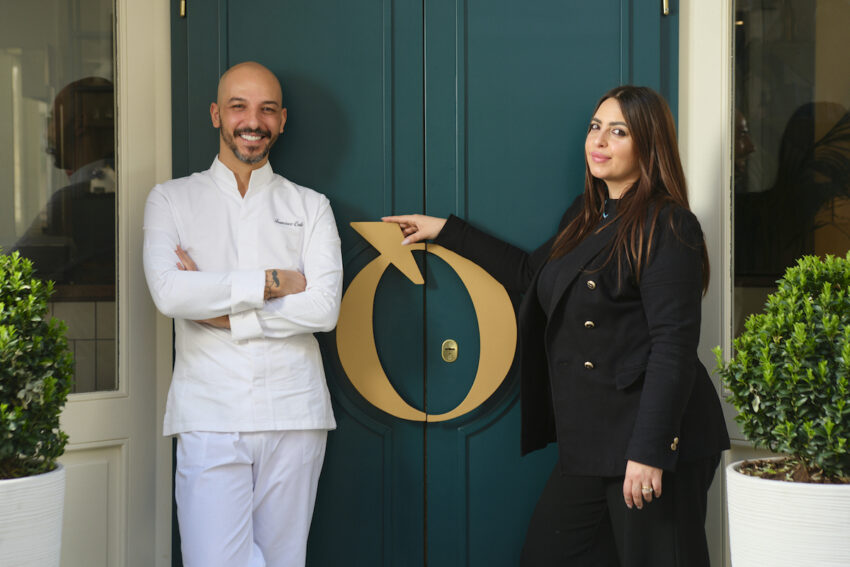 Francesco Calò e la moglie Chiara Maggio