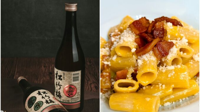 abbinamento sake cibo
