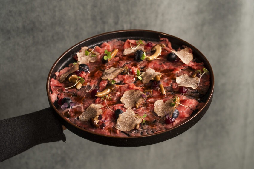 il carpaccio di new food experience a roma