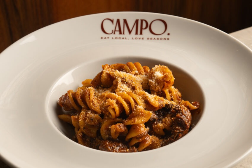 fusilloni al ragù di campo - campo osteria a roma