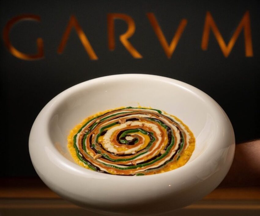 il risotto caci e pepi di garum a genzano