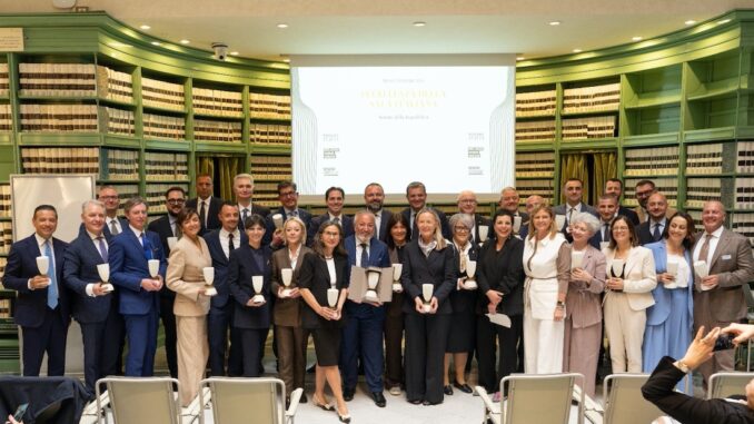 Premio Eccellenza della Sala Italiana in Senato