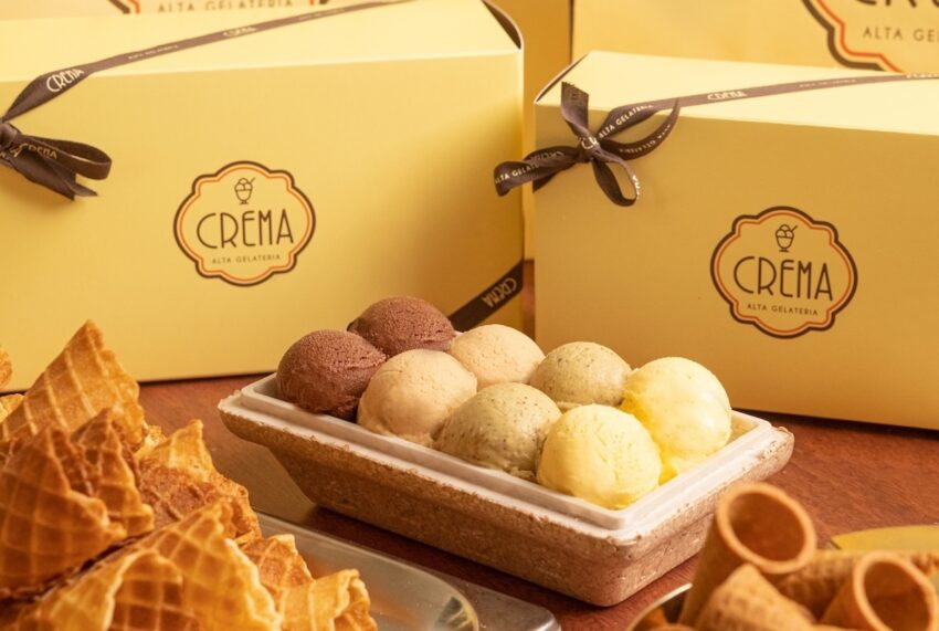 packaging gelateria crema roma