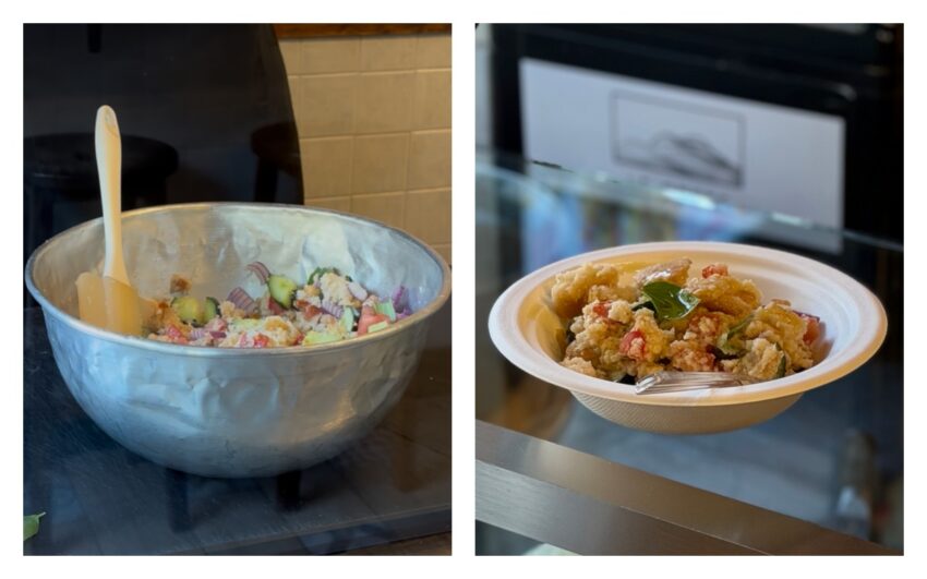 la ricetta della panzanella de le crete ristoro toscano a roma