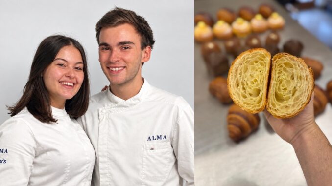 Carolina Stazi e Riccardo Ferraresi di Materica pasticceria Roma